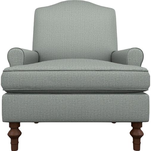  Best Home Furnishings Tyne 4210DW Stationary Chair - Power Blue/Dark Walnut IMAGE 2