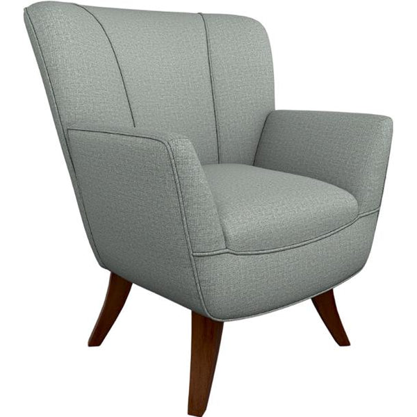  Best Home Furnishings Bethany 4550DW Stationary Chair - Power Blue/Dark Walnut IMAGE 1