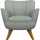  Best Home Furnishings Bethany 4550HB Stationary Chair - Power Blue/Honey Birch IMAGE 2