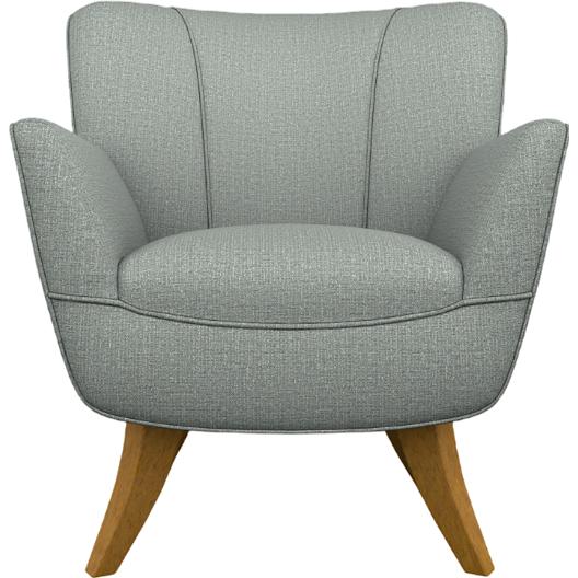  Best Home Furnishings Bethany 4550HB Stationary Chair - Power Blue/Honey Birch IMAGE 2