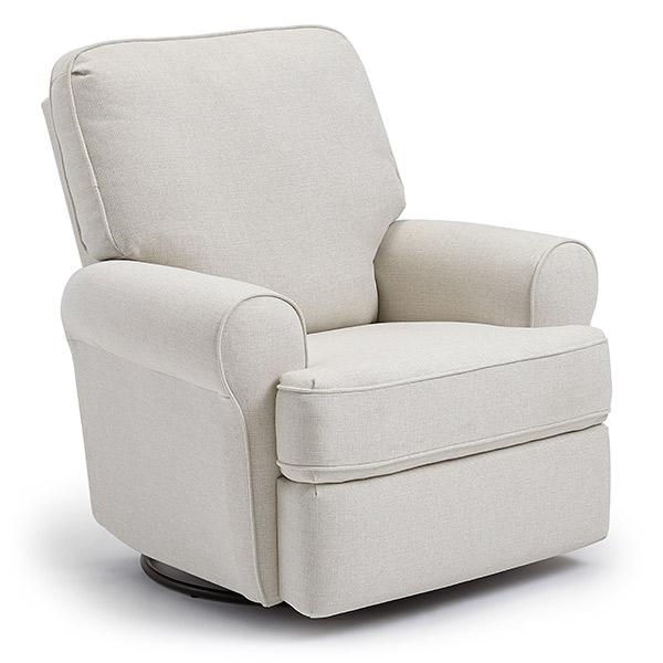  Best Home Furnishings Tryp 5NI25 Swivel Glider Recliner - Snow IMAGE 1