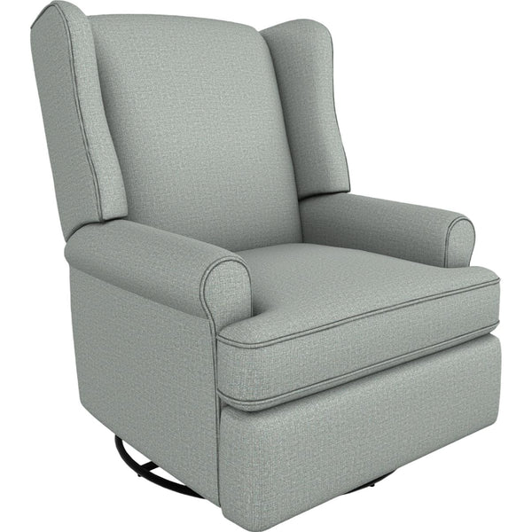  Best Home Furnishings Logan 5NI95 Swivel Glider Recliner - Power Blue IMAGE 1