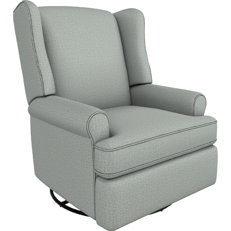  Best Home Furnishings Logan 5NI95 Swivel Glider Recliner - Power Blue IMAGE 1