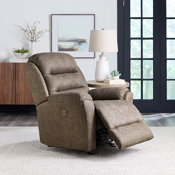  Best Home Furnishings Oren 6NP74 Power Space Saver Recliner - Paloma IMAGE 6