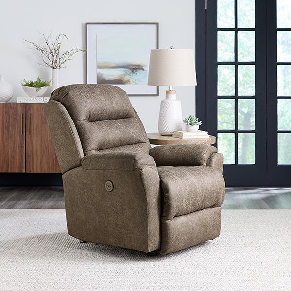  Best Home Furnishings Oren 6NZ74 Power Tilt Headrest Space Saver Recliner - Paloma IMAGE 5