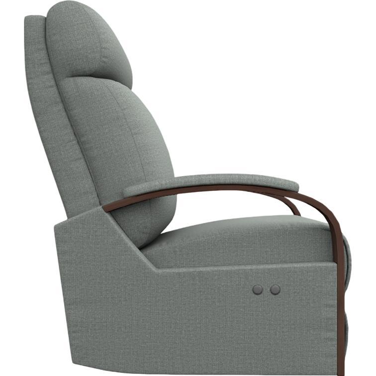  Best Home Furnishings Kinetix 7NP64DW Power Space Saver Recliner - Power Blue/Dark Walnut IMAGE 3