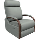  Best Home Furnishings Kinetix 7NP65DW Power Swivel Glider Recliner - Power Blue/Dark Walnut IMAGE 1