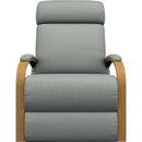  Best Home Furnishings Kinetix 7N64HB Space Saver Recliner - Power Blue/Honey Birch IMAGE 2