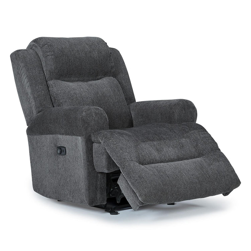 Best Home Furnishings Brielle 9NP45 Power Swivel Glider Recliner - Charcoal IMAGE 2