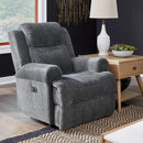  Best Home Furnishings Brielle 9NP45 Power Swivel Glider Recliner - Charcoal IMAGE 4