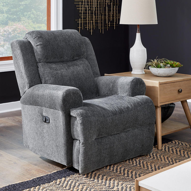  Best Home Furnishings Brielle 9NZ47 Power Tilt Headrest Rocker Recliner - Charcoal IMAGE 4