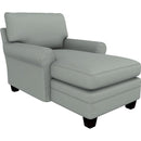  Best Home Furnishings Reyona 9100E Chaise - Power Blue/Espresso IMAGE 1