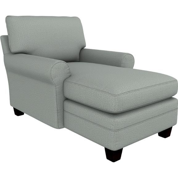  Best Home Furnishings Reyona 9100E Chaise - Power Blue/Espresso IMAGE 1