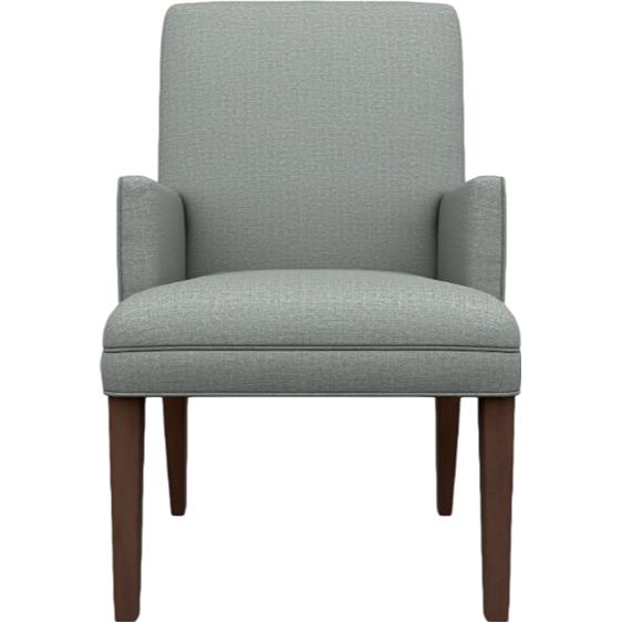  Best Home Furnishings Nonte 9820DW/1 Dining Chair - Power Blue/Dark Walnut IMAGE 2