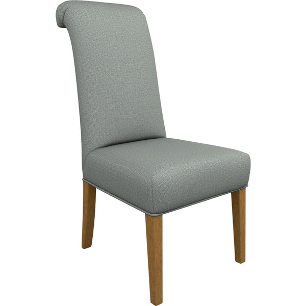  Best Home Furnishings Sebree 9860HB/1 Dining Chair - Power Blue/Honey Birch IMAGE 1