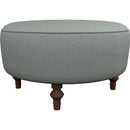  Best Home Furnishings Renae 9900DW2P Bench With Two (2) Pillows - Power Blue/Dark Walnut IMAGE 1