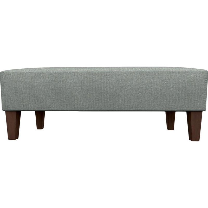  Best Home Furnishings Kenai 9920DW2P Bench With Two (2) Pillows - Power Blue/Dark Walnut IMAGE 2