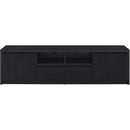  Coaster Furniture Winfield 706223 78-inch 2-door TV Stand Media Console - Black IMAGE 4