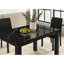  Crown Mark Resia 2120S-BK Dining Chair - Black IMAGE 4