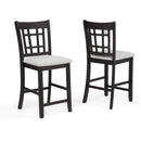  Crown Mark Hartwell 2795BK-S-24 Counter Height Chair - Charcoal Black IMAGE 1