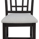  Crown Mark Hartwell 2795BK-S-24 Counter Height Chair - Charcoal Black IMAGE 3