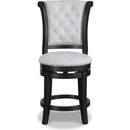  Crown Mark Granville 2992DV-24 Swivel Pub Stool - Dove IMAGE 2