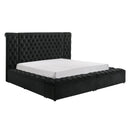  Crown Mark Liliana 5203BK-Q Queen Bed - Black IMAGE 1