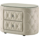  Crown Mark Voltare 5212IV-2 Nightstand - Ivory IMAGE 1