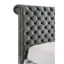  Crown Mark Voltare 5212GY-K King Bed with Fireplace & TV Lift - Grey IMAGE 8