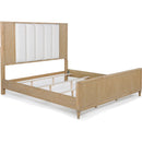  Crown Mark Kara B1450-Q Queen Bed - Cerused Natural IMAGE 2