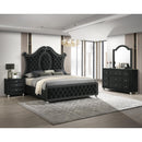  Crown Mark Cameo B2180-K King Bed - Black IMAGE 4