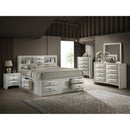  Crown Mark Emily B4255-2 Nightstand - White IMAGE 2