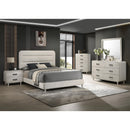  Crown Mark Nyomi B4900-K King Bed - White IMAGE 3