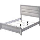  Crown Mark Adelaide B6712-Q Queen Upholstered Bed - Driftwood IMAGE 2