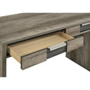  Crown Mark Rangley B6830-DESK Writing Desk - Grey/Brown IMAGE 5