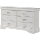  Crown Mark Amalia B6912-1 Dresser - White IMAGE 1