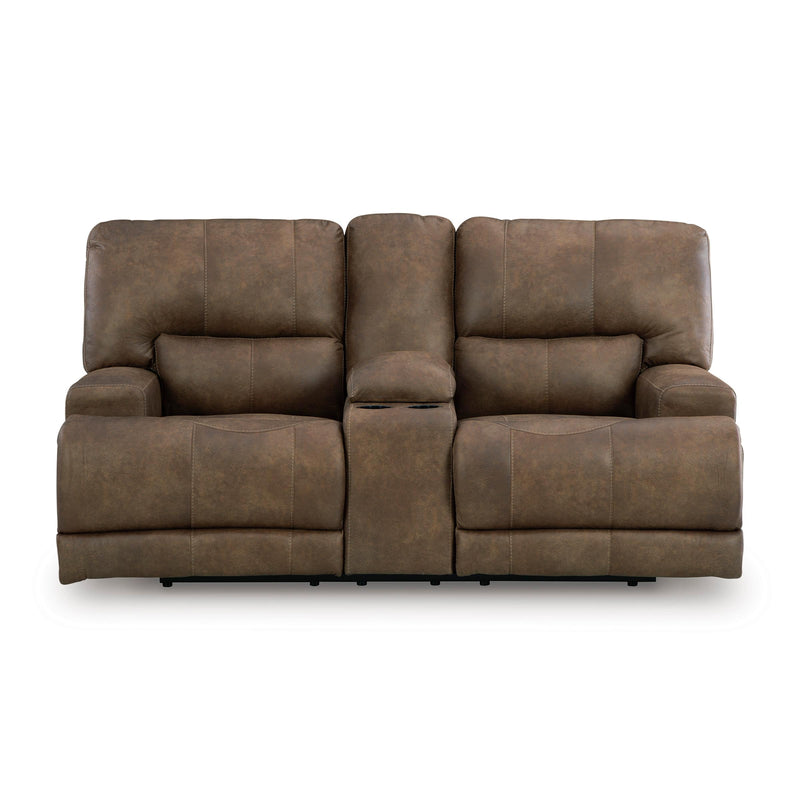 Signature Design by Ashley Beckley Place PC9180218 Power Reclining Loveseat with Console and Adjustable Headrest IMAGE 3