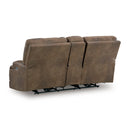 Signature Design by Ashley Beckley Place PC9180218 Power Reclining Loveseat with Console and Adjustable Headrest IMAGE 4