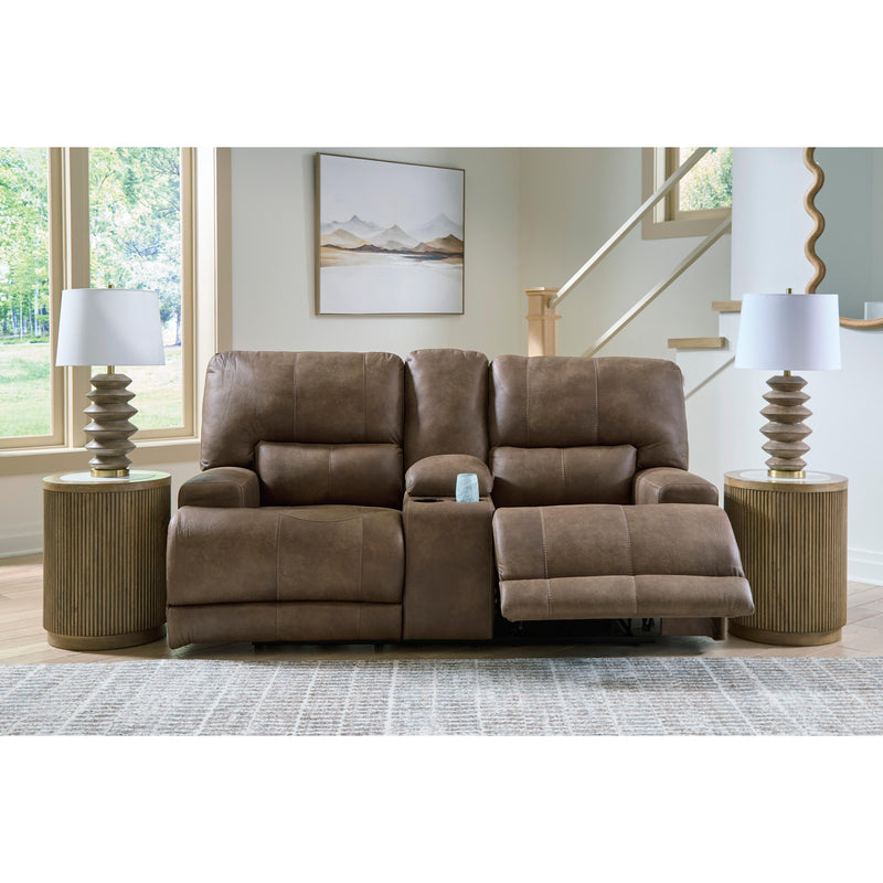 Signature Design by Ashley Beckley Place PC9180218 Power Reclining Loveseat with Console and Adjustable Headrest IMAGE 6