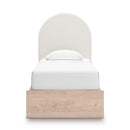 Signature Design by Ashley Arloster PCB1566B6 Twin Upholstered Panel Bed with Storage IMAGE 3