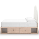 Signature Design by Ashley Arloster PCB1566B7 Full Upholstered Panel Bed with Storage IMAGE 4