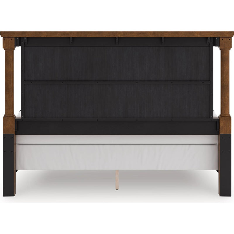  Signature Design by Ashley Rowlenstown PCB824B2 Queen Poster Bed IMAGE 5