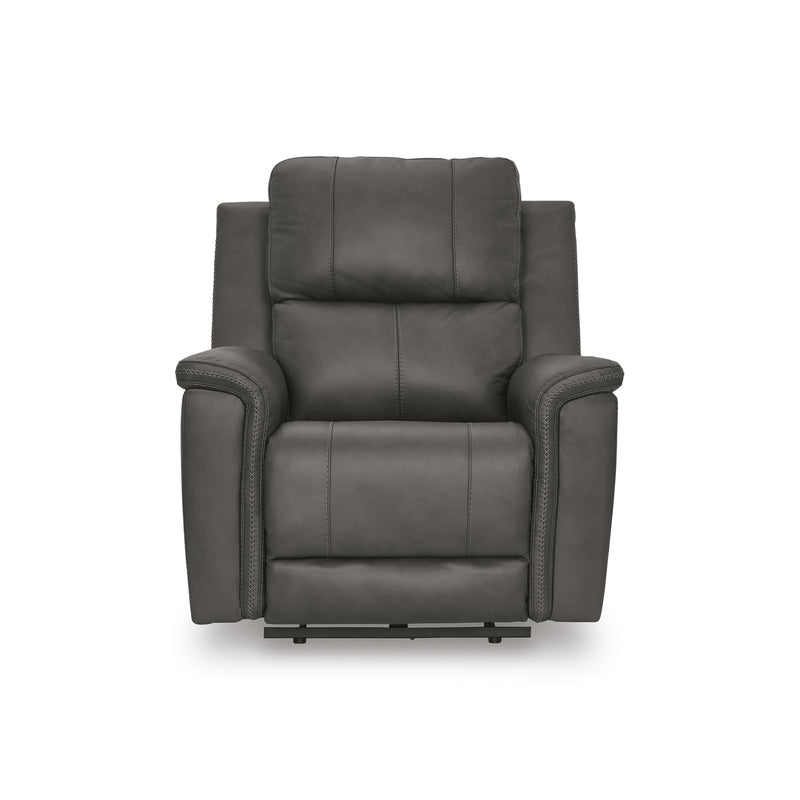  Signature Design by Ashley Bleckley PCU1200013 Power Recliner with Adjustable Headrest IMAGE 3