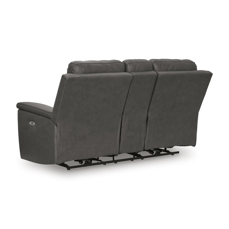  Signature Design by Ashley Bleckley PCU1200018 Power Reclining Loveseat with Console and Adjustable Headrest IMAGE 5