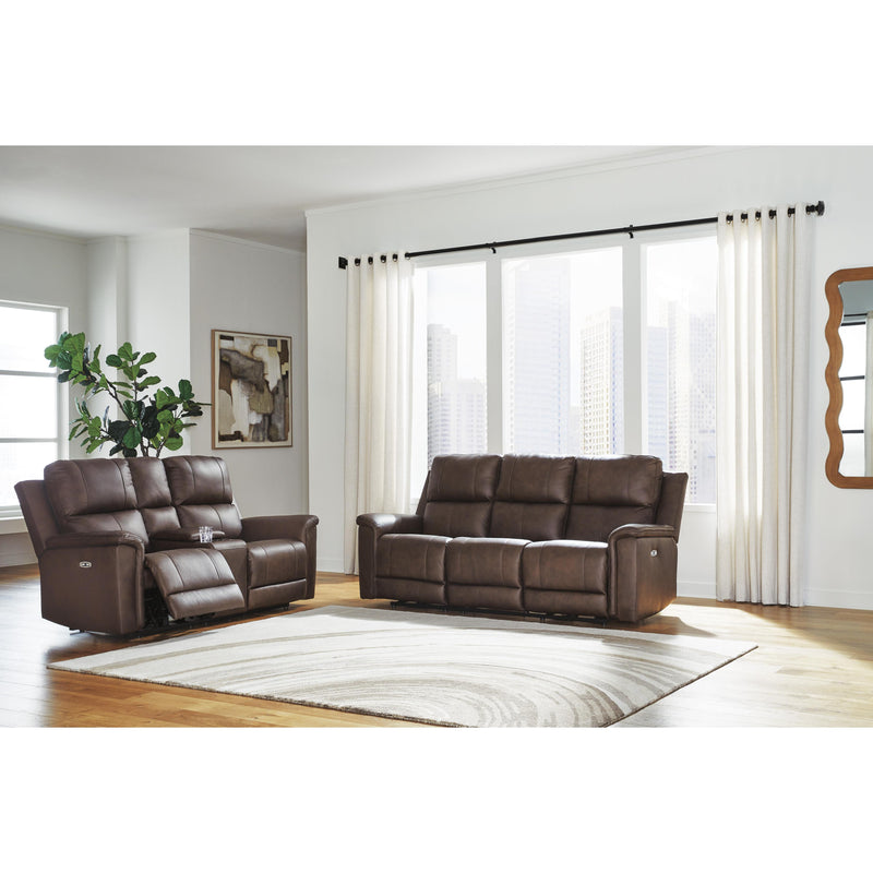  Signature Design by Ashley Bleckley PCU1200118 Power Reclining Loveseat with Console and Adjustable Headrest IMAGE 8