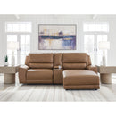  Signature Design by Ashley DeepWakes PCU62606S4 3 pc Power Reclining Sectional with Chaise IMAGE 2