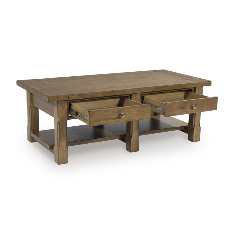  Signature Design by Ashley Vandenmore T539-1 Rectangular Cocktail Table IMAGE 2