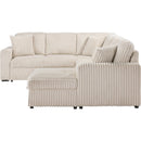  Coaster Furniture Devonshire 501205 Sleeper Sectional Sofa Storage Chaise - Camel IMAGE 8