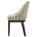  Coaster Furniture Reseda 193672 Set of 2 Upholstered Dining Side Chair - Beige IMAGE 6