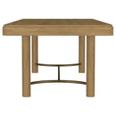  Coaster Furniture Arini 108931 104-inch Extension Leaf Dining Table - Sand Wash IMAGE 9